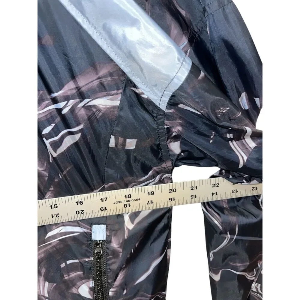 Sweaty Betty Reflective Water Resistant Pack Away Jacket Size 8-10 Full Zip - Picture 9 of 13